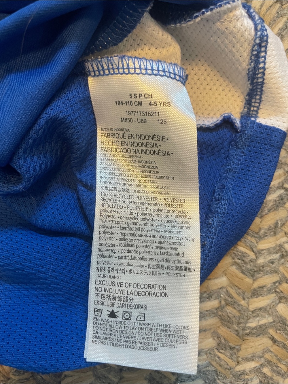 Nike Blue and White Kids set - size small - Picture 4 of 6
